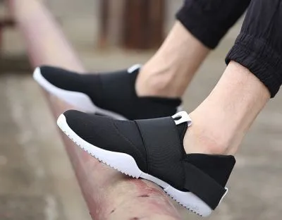 Sneakers sans lacets pour homme baskets running slip on