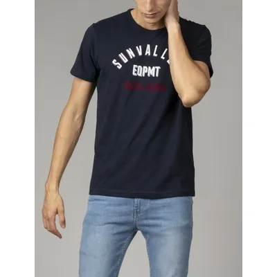 Tee shirt CLOVEN - Marine - Sun valley