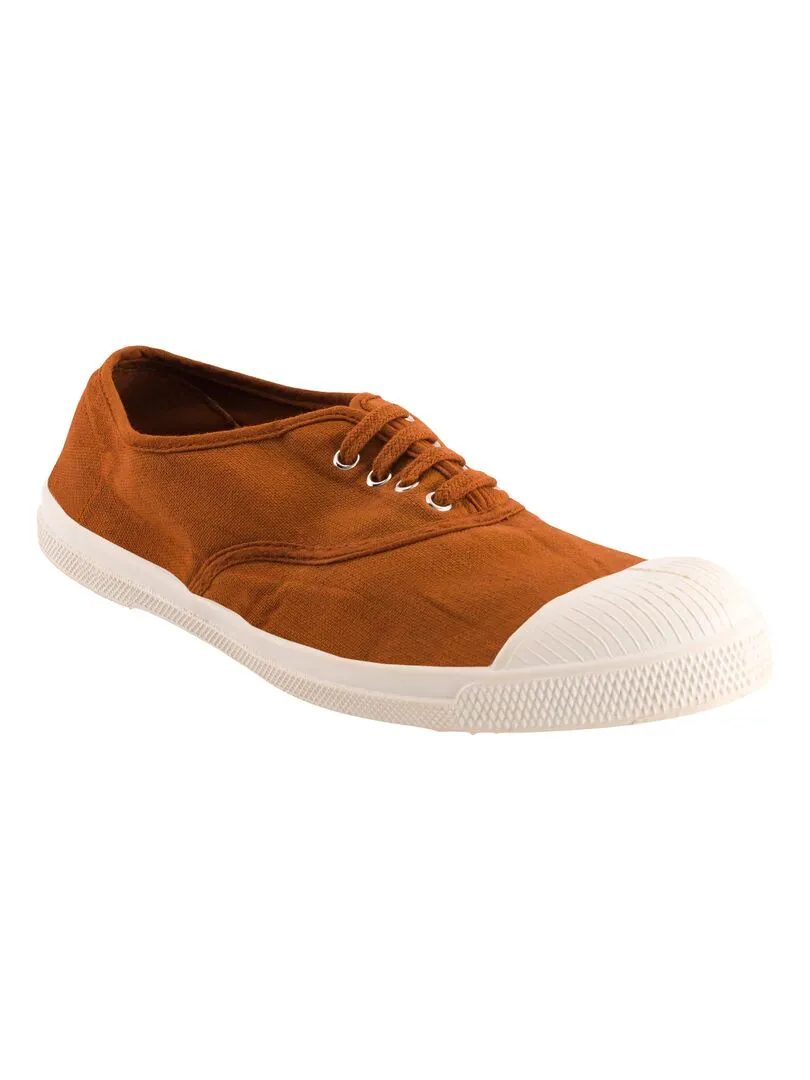 Tennis Lacets Bensimon F15004C15J - Marron tabac