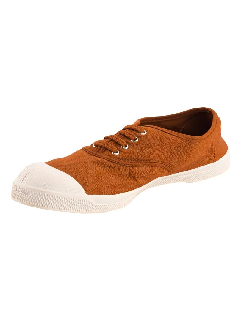 Tennis Lacets Bensimon F15004C15J - Marron tabac