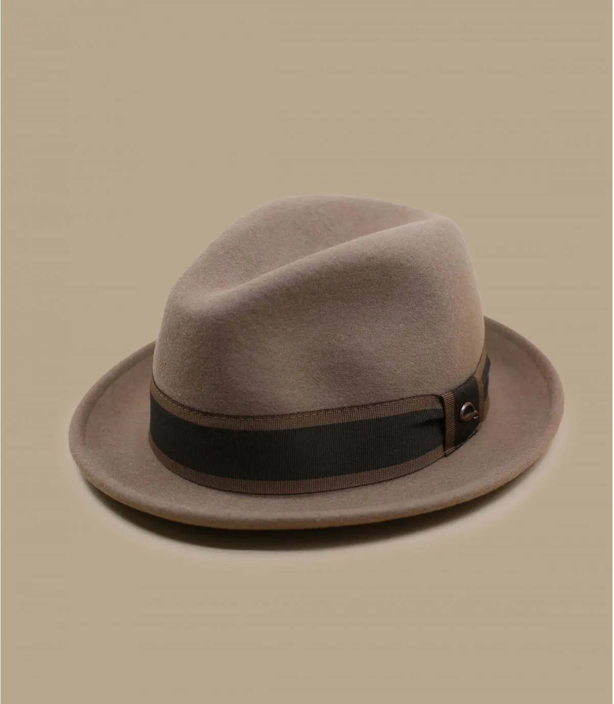 trilby beige feutre - Player Wool beige Göttmann : Headict