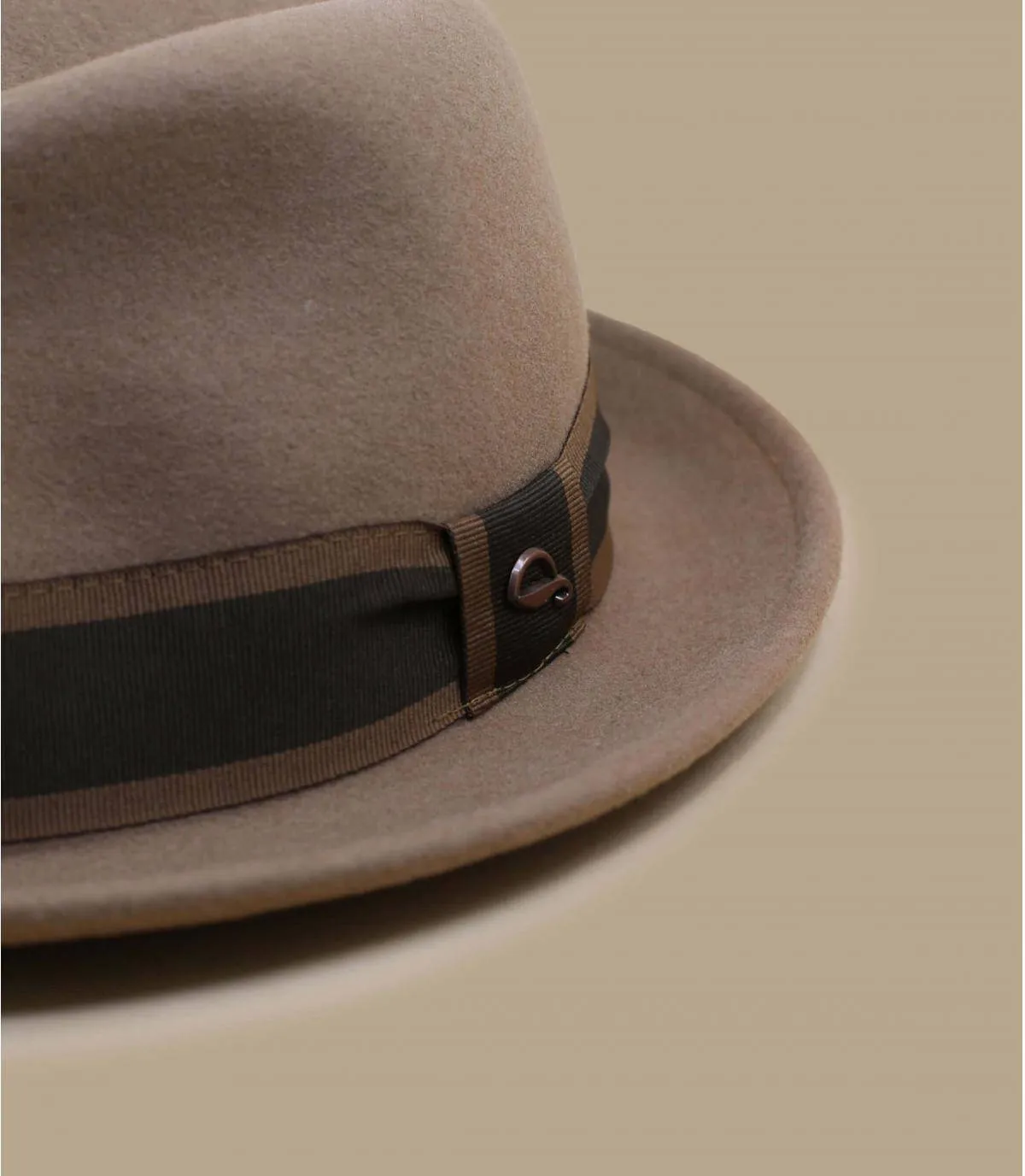 trilby beige feutre - Player Wool beige Göttmann : Headict