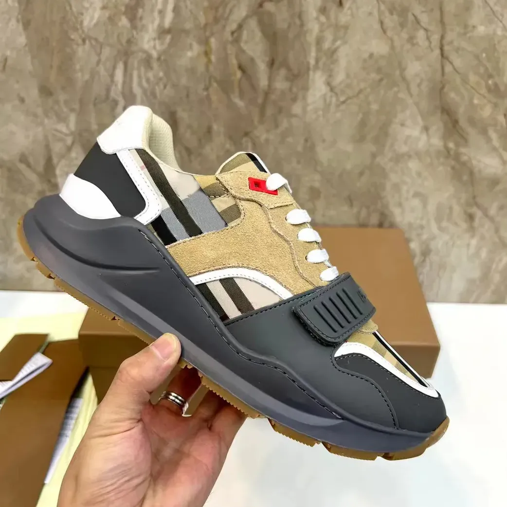 ✨ 5 Estrellas Baskets De Créateurs Vintage Sneaker Rayé Hommes Femmes Baskets À Carreaux Plate Forme Treillis Chaussures Décontr